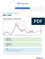 Forex Daily Forecast - 10 Sep 2015 Bluemaxcapital