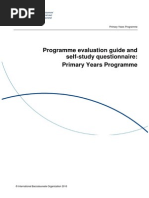 vis completed self-study questionnaire