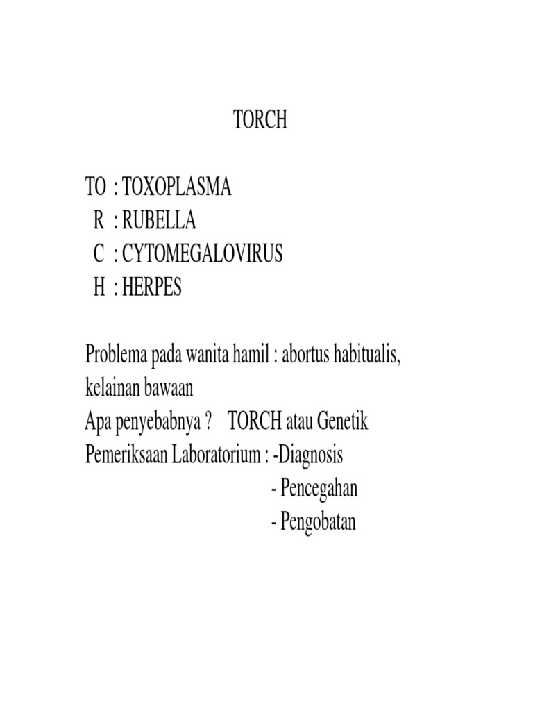 Skrining Toxoplasmosis pada Wanita Hamil | PDF