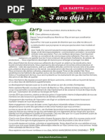 Marché sur l'Eau gazette n°11 Mai 2015