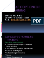 Sap Abap Oops online training