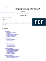 Introduction To Programming With OpenCV