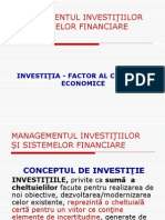 Managementul Investitiilor Si Sistemelor Financiare I Generalitati PDF