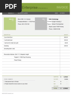 Simple Invoice