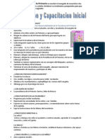 Capacitacion Inicial de 1er Consejera de Primaria