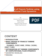 Development of Francis Turbine Using CFD