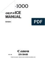 Canon BJC 1000 Service Manual