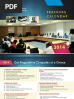 2014 Pla Training Calendar