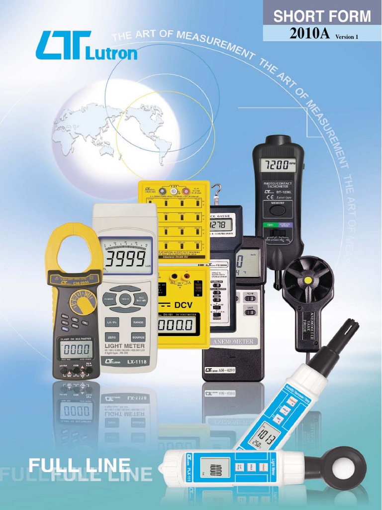 Comprehensive Guide to Measurement Meters | PDF | Ph | Ultraviolet