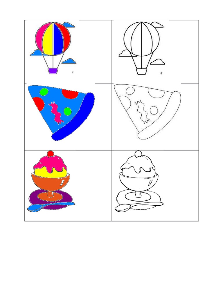 Mewarna Objek Bercontoh (Sample Coloring) | PDF