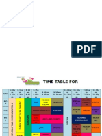 10. Time Table