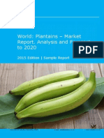 World: Plantains - Market Report. Analysis and Forecast To 2020