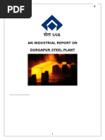 An industrial vist report on Durgapur Steel Plant