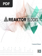 REAKTOR Blocks Framework Manual English