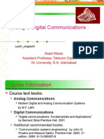 Analog & Digital Communications:: Asad Abbas Assistant Professor Telecom Department Air University, E-9, Islamabad