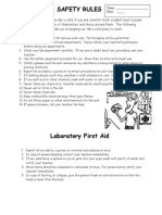 Lab Safety Sheets
