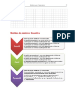 Medidas de posición y dispersión estadística