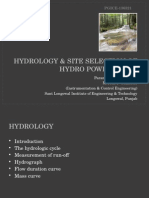 Hydrology Site Selection of Hydropowerplant