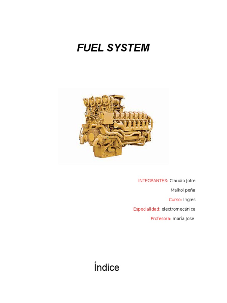 Fuel System Components Explained | PDF