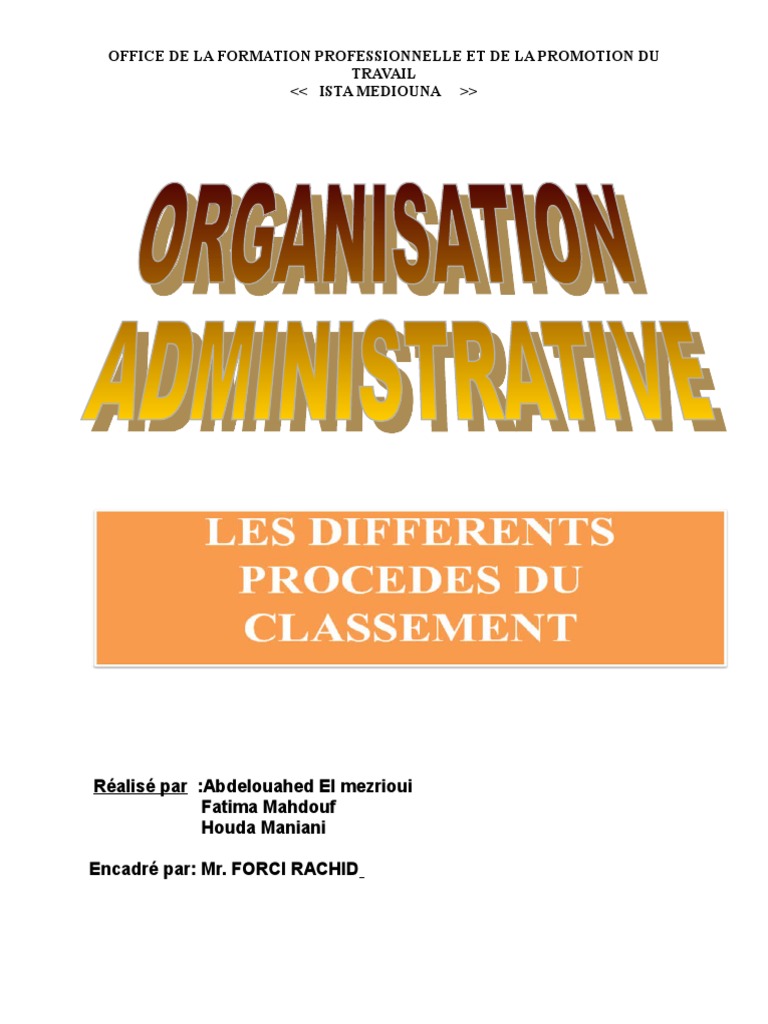 Méthodes de Classement des Documents | PDF | Maison et jardin