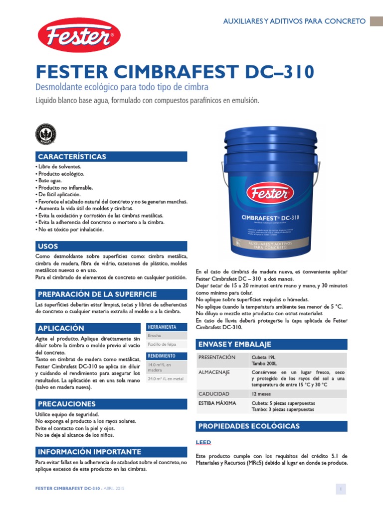 Fester Cimbrafest | PDF | Hormigón | El hombre hace Materiales