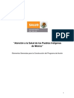 Atencion Salud Pueblos Indigenas Mexico