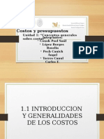 Unidad 1 Conceptos Generales Sobre Costos....