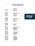 Arnaitok Arena Schedule Sept 1 - Oct 18 2015 Updated Sept 10