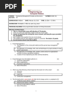 ENGR301 Midterm Winter 2013 Solutions