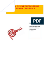 Plan de exportación de quinua orgánica