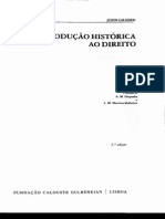 John Gilissen - Introdução Histórica Ao Direito - 2º Edição - Ano 1995