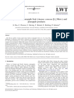 Aroma Profiles of Pineapple Fruit (Ananas Comosus L. Merr.) and Pineapple Products