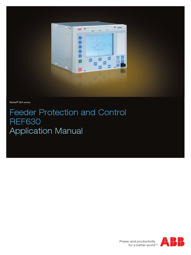 REF630 | PDF | Switch | Electromagnetic Compatibility