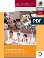 Programa Escuela y Salud. Programa de Acción en la Escuela