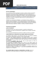 Analisis - Marco Metodologico