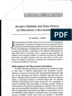 J"acques: Jacques Maritain and John Dewey