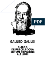 Galileo Galilei - Dialog despre cele doua sisteme principale ale lumii