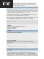Diagnóstico de Necesidades de Tecnologías de Información y Comunicación