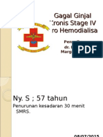 Sindroma Uremia Pada Gagal Ginjal Kronis Stage IV