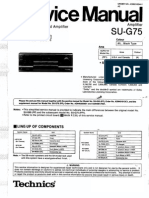 Hfe Technics Su-g75 Service