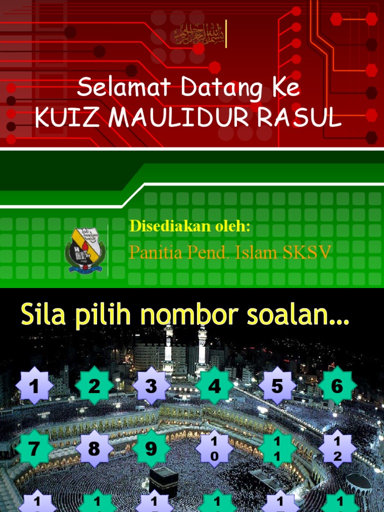Kuiz Sirah Tahun 3 & 4