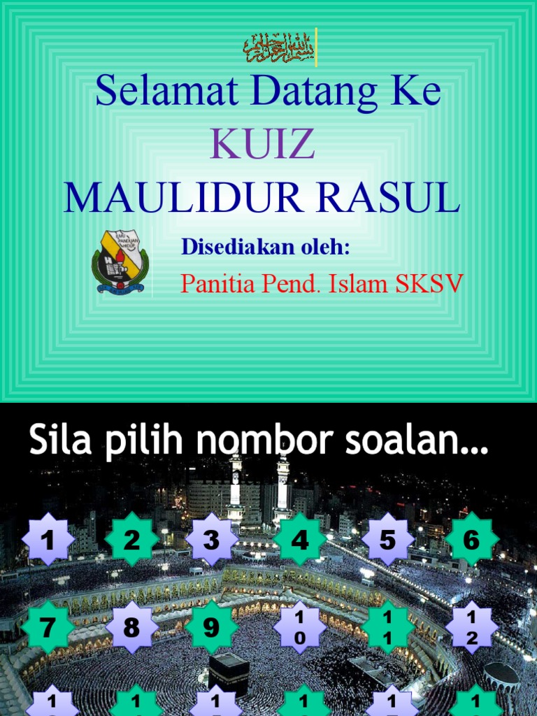 Kuiz Sirah Tahun 5 & 6