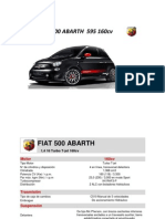 Ficha Tecnica & Equipamientos FIAT 500 ABARTH 595 160cv - 01-2014 - Anexo ...