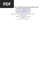 Download A Proposal for a Quality Improvement Framework for Small Organizations by erik_starck SN28010149 doc pdf