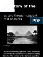 A History of The World: As Told Through Student Test Answers