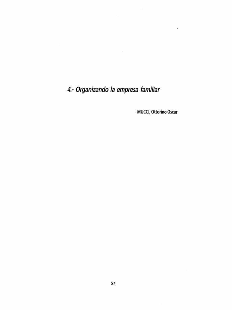 Estructuras para Empresas Familiares | PDF | Toma de decisiones | Familia