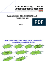 Reglamento Evaluacion 22 de Enero 2014