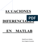 Ecuaciones Diferenciales en Matlab