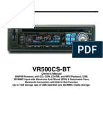 VRC500 Car Radio Manual