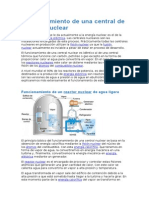 Funcionamiento de Una Central de Energía Nuclear